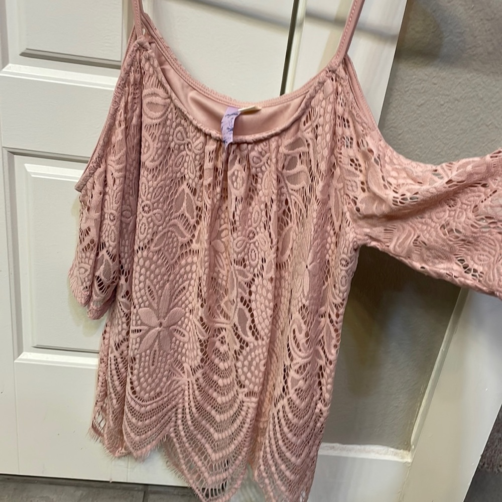 Cold shoulder blouse
